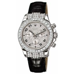 Rolex Daytona White Gold Diamond Strap Arab (116599tbr-0003)