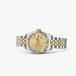 Rolex Lady-Datejust 26 Rolesor Fluted Computer Diamond Jubilee (179173-0090)
