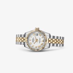 Rolex Lady-Datejust 26 Rolesor Fluted White Jubilee (179173-0182)