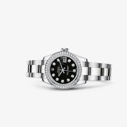 Rolex Lady-Datejust 26 Diamond Black Diamond Oyster (179384-0002)