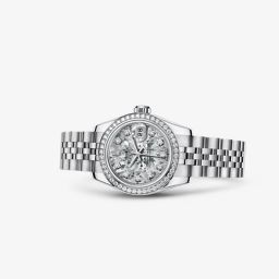 Rolex Lady-Datejust 26 Diamond Gold Crystals Jubilee (179384-0010)