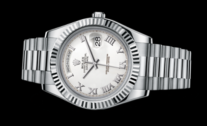 Rolex Day-Date II White Gold White Roman (218239-0041)