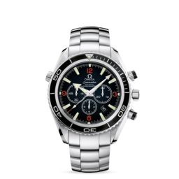 Omega Seamaster Planet Ocean 600M Co-Axial Chrono Black / Orange / Bracelet (2210.51.00)