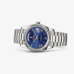 Rolex Day-Date 40 White Gold Blue Roman (228239-0007)