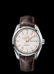 Omega Seamaster Aqua Terra 150M Co-Axial Annual Calendar 38.5mm Silver / Alligator (231.13.39.22.02.001)