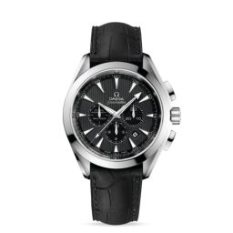 Omega Seamaster Aqua Terra 150M Chrono Co-Axial Grey / Alligator (231.13.44.50.06.001)