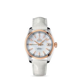 Omega Seamaster Aqua Terra 150M Co-Axial 38.5mm Two-Tone / MOP / Alligator (231.23.39.21.55.001)