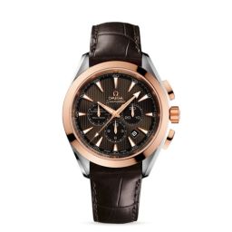 Omega Seamaster Aqua Terra 150M Chrono Co-Axial Two Tone / Alligator (231.23.44.50.06.001)
