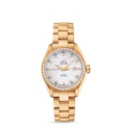 Omega Seamaster Aqua Terra 150M Jewellery Co-Axial 34mm Yellow Gold (231.55.34.20.55.001)