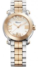 Chopard Happy Sport Two-tone Gold/Steel Mini Ladies Watch 278509-6003