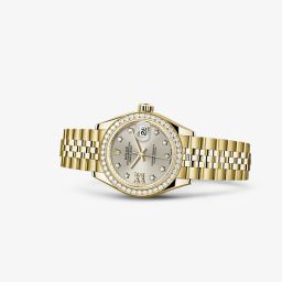 Rolex Lady-Datejust 28 Yellow Gold Diamond Jubilee Silver Diamonds (279138rbr-0002)