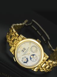 A. Lange & Sohne Langematik Perpetual Yellow Gold Bracelet (310.221)