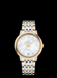 Omega Deville Prestige Co-Axial. 32.7 Butterfly Steel / Yellow Gold / Strap (424.20.33.20.55.002)