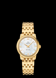 Omega Deville Prestige Quartz 27mm Gold / MOP (424.50.27.60.05.001)
