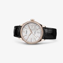 Rolex Cellini Date Everose Silver Black (50515-0009)