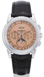 Patek Philippe Perpetual Calendar Chronograph 5970 Platinum / Pink (5970P_Roman)