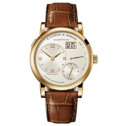 A. Lange and Sohne Lange 1 18K Yellow Gold Men's Watch 191.021