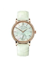 A. Lange and Sohne Saxonia 18K Yellow Gold Diamond Automatic Ladies Watch