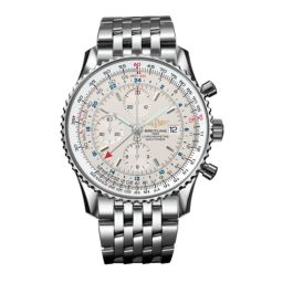 Breitling Navitimer World Silver / Bracelet (A2432212.G571.443A)