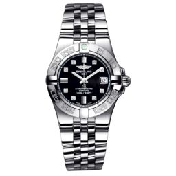 Breitling Galactic 30 Black / Diamond / Bracelet (A71340L2.BA14.368A)