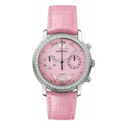 Audemars Piguet Jules Audemars Diamond Chronograph Pink Dial White Gold Ladies Watch 26012BC.ZZ.D063CR.01