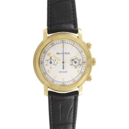 Audemars Piguet Jules Audemars White Dial 18kt Yellow Gold Men's Watch 25859BAOOD001CR02