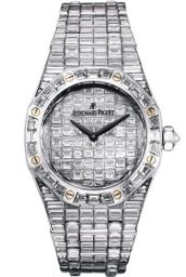 Audemars Piguet Royal Oak Diamond Pave White Gold Ladies Watch 67606BC.ZZ.9179BC.01
