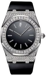 Audemars Piguet Royal Oak Tuxedo Diamond Men's Watch 15154BC.ZZ.D004CU.01