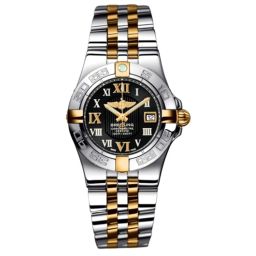 Breitling Galactic 30 Two Tone Black / Roman / Two-Tone Bracelet (B71340L2B951368D)