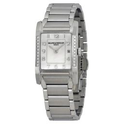 Baume and Mercier Hampton Mother of Pearl Diamond Ladies Watch 10051