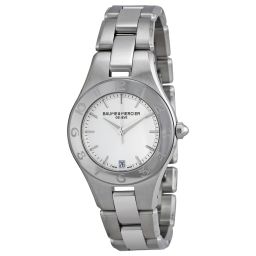 Baume and Mercier Linea Silver Dial Stainless Steel Ladies Watch 10070