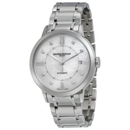 Baume Et Mercier Classima Automatic Mother of Pearl Dial Stainless Steel Ladies Watch 10221