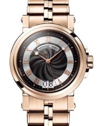 Breguet Marine Black Dial 18kt Rose Gold Automatic Men's Watch 5817BRZ2RV0