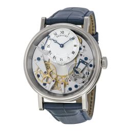 Breguet Tradition Automatic Skeleton Dial 18 kt White Gold Men's Watch 7057BB119W6