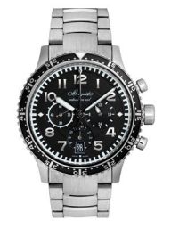 Breguet Type XXI Transatlantique Flyback Black Dial Titanium Men's Watch 3810TIH2TZ9