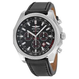 Breitling Bentley Barnato Black Dial Black Leather Automatic Men's Watch A2536824-BB11BKLT