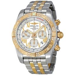 Breitling Chronomat Black Dial Automatic Chronograph Two Tone Men's Watch CB0110AA/G677