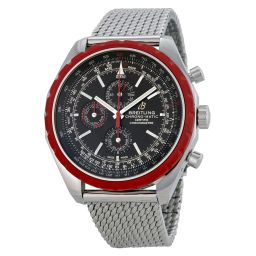 Breitling Chrono-matic Navitimer Black Dial Chronograph Stainless Steel Men's Watch A1936003-BA94SS