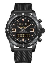 Breitling Chronospace Black PVD Stainless Steel Men's Watch M7836622-BD39SS