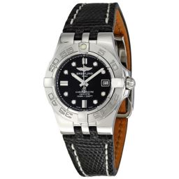 Breitling Galactic 30 Black Diamond Dial Ladies Watch A71340L2-BA14BKZD
