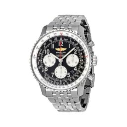 Breitling Navitimer 01 Black Dial Stainless Steel Men's Watch AB012012-BB02SS