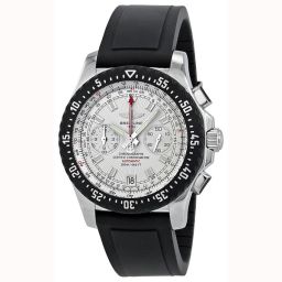 Breitling Skyracer Raven Silver Dial Chronograph Men's Watch A2736434-G615BKPD
