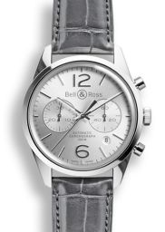 Bell & Ross BR 126 Officer Silver Chronograph (BRG126WHSTSCR)