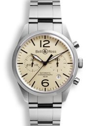 Bell & Ross BR 126 Original Beige Chronograph (BRV126BEISTSST)
