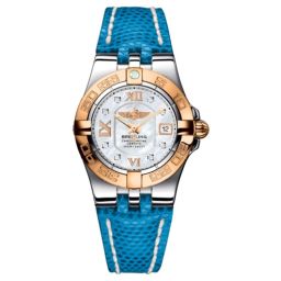 Breitling Galactic 30 Gold Bezel / MOP / Teju (C71340L2A681169Z)