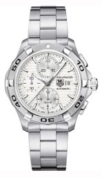 TAG Heuer Aquaracer Calibre 16 Chronograph Silver Bracelet (CAP2111B.A0833)