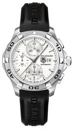 TAG Heuer Aquaracer Calibre 16 Chronograph Silver Rubber (CAP2111.FT6028)