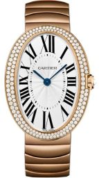 Cartier Baignoire Silver Dial 18kt Rose Gold Unisex Watch WB520003