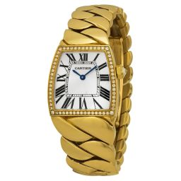 Cartier La Dona Diamond 18kt Yellow Gold Large Ladies Watch WE60020H