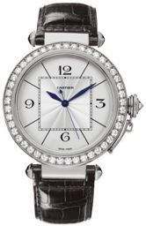 Cartier Pasha Diamond 18kt White Gold Men's Watch WJ120251